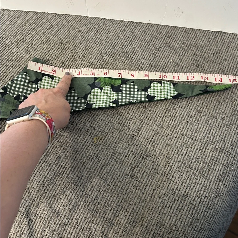 🟣 4/$15 St Patrick’s day shamrock dog bandana NEW handmade one size